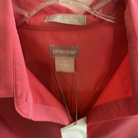 Chico’s no-iron button down blouse. - Picture 2 of 6